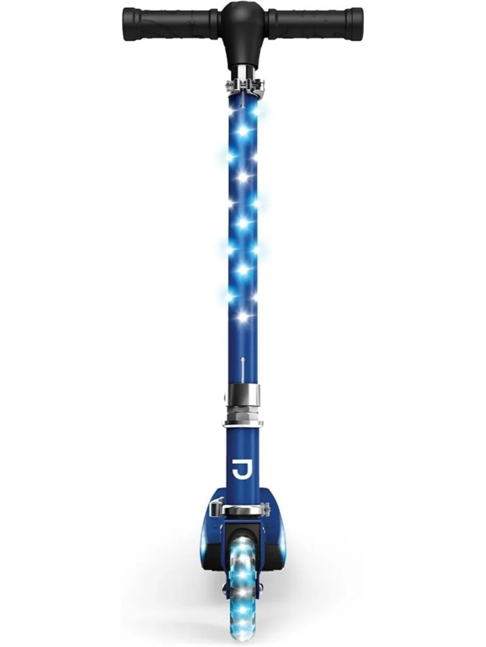Light-Up Kids Kick Scooter with Adjustable Handlebar, Easy-Fold, LED Wheels